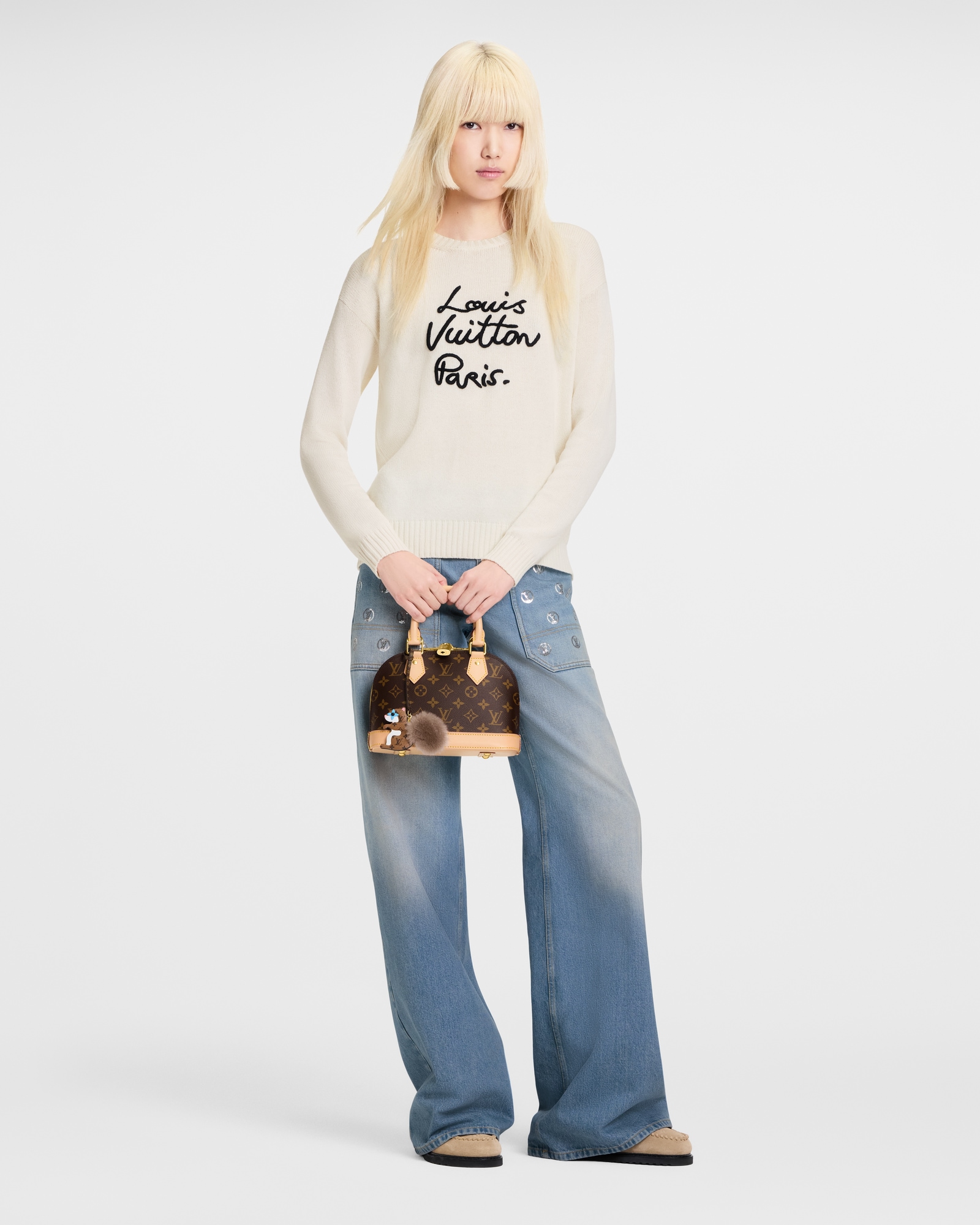 バッグチャーム・スクワロル LV ファーリーフレンド S00｜ルイ